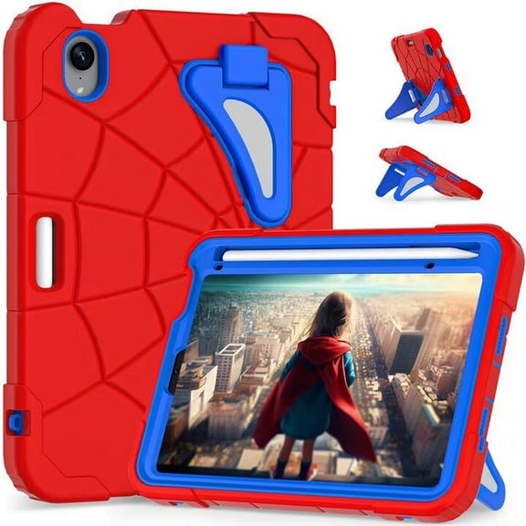 Case For iPad mini 6 (2021) / mini 7 (A17 Pro) 2024 8.3 inch Multi-Protective Cover With Stand and Pen Holder