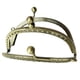 thumbnail image 5 of Monedero Marco Moneda Bronce Tono 4.1 pulgadas / 10.5cm de metal Broche para bricolaje Manija Bolsa Artesanía Sastre, 5 of 9
