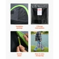 thumbnail image 3 of KFFKFF Camping Tent for Pickup Truck, Suitable for 5.5-6.0 ft Trucks, PU2000mm Waterproof 2-3 Person Truck Bed Tent with Dual Layer Window Design, Robust Truck Camper Shell Including Storage Bag, 3 of 9