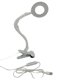 thumbnail image 2 of Lámpa de mesa portátil Brazo oscinte de 360 degree USB con abrazadera 3 modos de color Noche reguble Colco luz de escritorio, 2 of 7