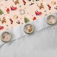 thumbnail image 4 of Homewish Chic Christmas Tree Black Out Curtains,Lovely Kitten Curtains Pack of 2 (42x63 Each),Colorful Stars Pattern Bedroom Curtains For Girl,Breathable Home Decor, 4 of 6
