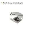 thumbnail image 4 of Uxcell 10x7mm Stainless Steel No Tie Shoelace End Clips Glossy Type, Dark Gray 30 Pack, 4 of 5