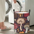 thumbnail image 4 of Lsque Forest Wild Mushroom pattern Laundry Hamper Basket, Tall Woven Rope Hamper Basket for Clothes, Lightweight Storage Basket, Collapsible Waterproof-Small, 4 of 8