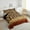 Gold Orange, variant on Red Cheetah Print Comforter&nbsp;Set Gold Sequin Print Twin Bedding Sets,Wild Animal Hide Leopard Bed Set Animals Quilt Set,Big Cat Spot Western Decor