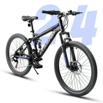 Ecarpat 24 Inch Mountain Bike, 21-Speed Disc Brake for Mens Womens