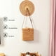 thumbnail image 2 of 2X Cesta de Pared Tejida para El Hogar Decoración del Hogar Boho Natural Decoración Decorativa de Ratán Decoración de Pared Tejida Colgante de Pared Tejido 11,8 Pulgadas, 2 of 5