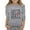 Grey, variant on Girls' Valentine's Day Print Fashion Casual Tee with Functional 3/4 Sleeve Crew Neck Top for Play and School Grey,7-8 Years