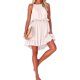 thumbnail image 2 of Top de verano sin mangas con volantes, elegante, de color liso, ligero y transpirable, lavable a máquina, ideal para las vacaciones y el uso diario, 2 of 5