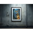 thumbnail image 4 of Rabbit Holding Lantern In The Fall Poster Print, Halloween Poster, Poster For Halloween, Wall Art Halloween, Rabbit Décor, 4 of 5