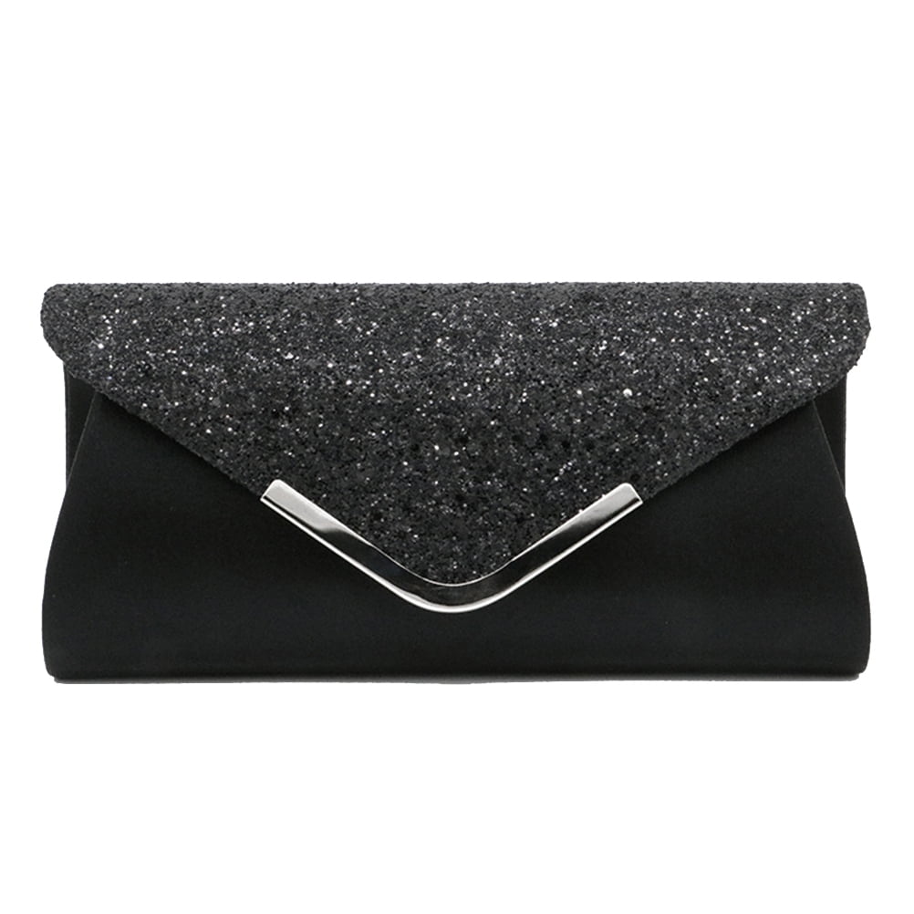 Ladies Glitter Sparkly Wedding Prom Party Shoulder Handbag Evening Clutch Purse Ladies Glitter Sparkly Wedding Prom Party Shoulder Handbag Evening Clutch Purse