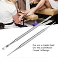 thumbnail image 3 of Ingrown Toenail Tool Ingrown Toenail File Lifter Double Ended File Nail Cleaner Stainless Steel Manicure Pedicure Nail Care Tool, 3 of 5