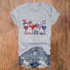 thumbnail image 1 of Fiudx Tops para Mujer Tops con Estampado de Moda para Mujer, Blusa de Manga Corta, Camisetas Divertidas con Cuello Redondo, 1 of 4
