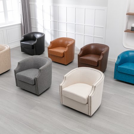 HNGMNGT Stylish COOLMORE Swivel Chair Comfortable Living Room Chair with Modern Design and Plush Upholstery
