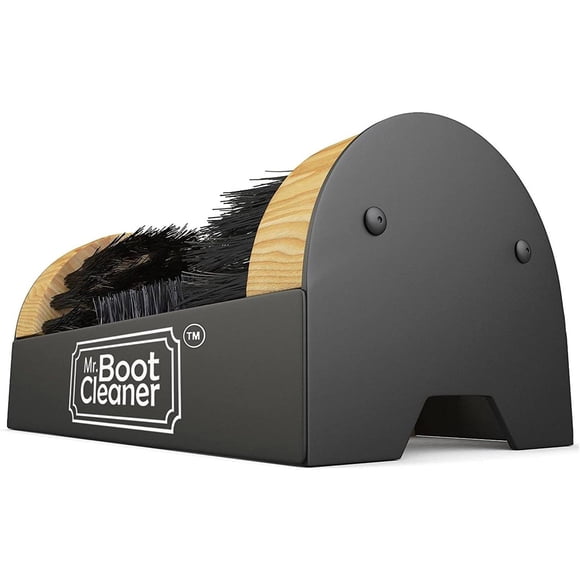 Limpiador de cepillos para zapatos Mr. Boot Heavy Duty, madera, exterior/interior