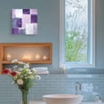 thumbnail image 5 of Canvas Print Wall Art Oil Paintings Abstract Graffiti Purple Gray Art Picture Prints Artwork for Living Room Kitchen Bathroom Bedroom,Stretched and Framed Ready to Hang,Color Block Gradient Texture, 5 of 9