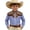 00#&-Dark Blue3405, variant on Kiijoy Toddler Boys Cowboy Western Shirt Casual Plaid Long Sleeve Button Down Shirt, Black, 3-4 Years