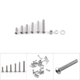 thumbnail image 1 of 300 Uds M3 304 Tornillos Con Cabeza Hexagonal De Acero Inoxidable Tuercas Surtido De Tornillos Clavos Perno Con Tuercas Hexagonales Surtido De Arandelas, 1 of 7