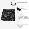 thumbnail image 3 of Picia Travel The World Pattern Men’s Boxer Briefs – Soft & Breathable Underwear, Stretchy & Comfortable Fit, Supportive Pouch Design, Moisture-Wicking-Large, 3 of 5