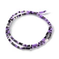thumbnail image 2 of 10strands Handmade Czech Lampwork Beads Strands Disc Beads Purple 2.5x2mm Hole: 1mm about 224pcs/strand 15.55 inch(39.5cm), 2 of 4