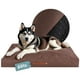thumbnail image 1 of Cama Antiestrés de Foam ESQUIMAL Café Grande para Perro y Gato Lavable, 1 of 6