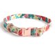 thumbnail image 1 of Collar para perro con diseño de patas de estilo único, suave y bonito lazo para perro, collar duradero para mascotas con lazo ajustable, 1 of 5