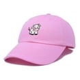 thumbnail image 5 of Dalix Strawberry Cow Embroidered Womens Cotton Dad Hat Baseball Cap in Light Pink, 5 of 5