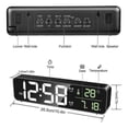 thumbnail image 5 of Reloj despertador digital, reloj despertador LED, reloj de pared con espejo digital, 5 of 5