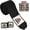 Black, variant on Amber Fight Gear Semi Elastic Professional 180-Inch Hand Wraps with Hook and Loop Closure for Boxing Kickboxing Muay Thai MMA for Men and Women, Green, Sold as a Set of 10 Pairs