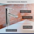 thumbnail image 2 of llave mezcladora alta monomando para lavabo ovalín 30.2 x 16.8 x 5 cm latón, 2 of 8
