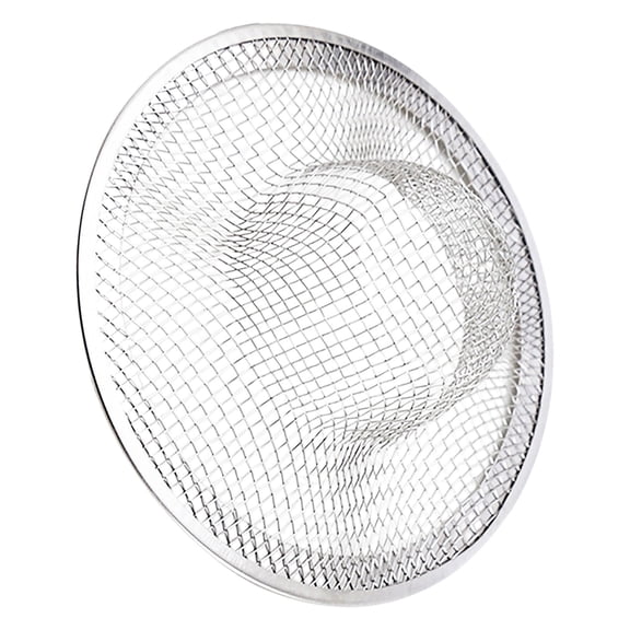 3 Pack Drain Strainer,Stainless Steel Sink Drain Hair Catcher,Bathroom Sink Drain Strainer,Heavy Duty Metal Drain Mesh Baskets Drain Filter for Utility,Slop,Laundry,Mop Pool & RV Sink