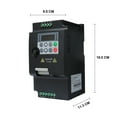 thumbnail image 3 of AC VFD 1-phase 220V/3Ph 380V Input To 3ph Output 220V/380V 0.75/1.5/2.2/4/5.5KWfrequency Converter Inverter For Control Motor ,Clear Interface, 3 of 7