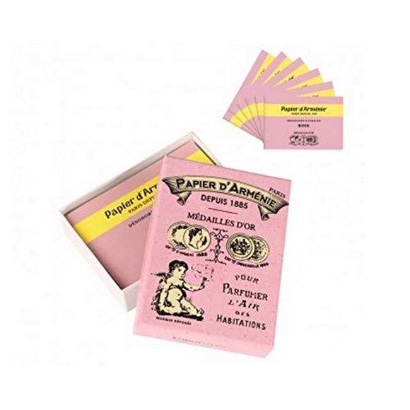 Papier dArmenie la Rose Coffret Vintage Comprend 6 Livrets