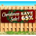 thumbnail image 1 of Christmas Sale Save 65% Red Customizable 13 oz Banner Heavy-Duty Vinyl Single-Sided With Metal Grommets, 1 of 4