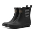 thumbnail image 6 of HISEA Women's Rubber Rain Boots Waterproof Anti-Slipping Short Ankle Garden Shoes,Black,Size 7, 6 of 6