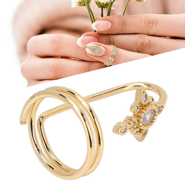 Anillo Para La Punta Del Dedo, Anillo Para La Punta Del Dedo, Seguro, Saludable, Cobre Galvanizado, De Moda Para Fiestas, Bodas