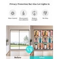 thumbnail image 4 of Window Privacy Film Vintage Country Stained Glass Window Film Decorative Sun Block Window Cover Retro Farmhouse Window Clings Static Adhesive Sticker for Bathroom 29.5"x78.7", 4 of 7