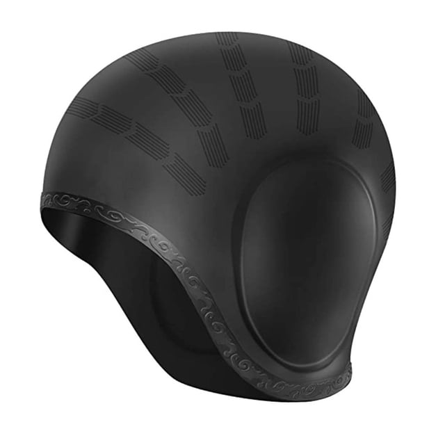 Gorro de silicona para cabello largo e impermeable para la mayoría de la protección del cabello, los oídos y el agua JAMW Sencillez