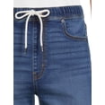 thumbnail image 4 of No Boundaries Men's and Big Men's Knit Denim Shorts, 4 of 5