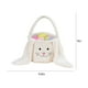 thumbnail image 2 of Cesta de Pascua para buscar huevos, cesta de peluche blanca con forma de conejo, cubos de Pascua con orejas largas, bolsas de Pascua con forma de conejo para decorar y guardar dulces y regalos., 2 of 6