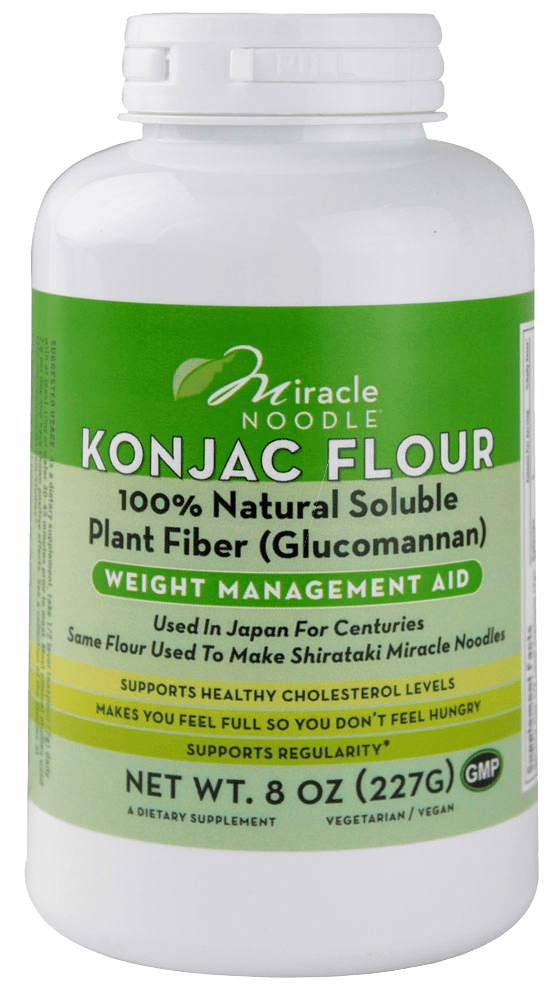 Miracle Noodle Konjac Flour, 8 oz bottle