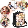 thumbnail image 5 of My Hero Academia Himiko Toga Mha Insulated Lunch Bag Portable Thermal Lunchbag Reusable Bento Tote Bag Snack Bags, 5 of 9