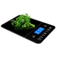 thumbnail image 4 of Ozeri Touch III 22 lbs (10 kg) Digital Kitchen Scale with Calorie Counter, in Tempered Glass, 4 of 7