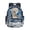 Blue and White - Wolf, variant on DISNIMO 17-Inch School Backpack for Kids Girls Boys Highland Cattle Sunflower Printed Lightweight Bookbags with Adjustable Strap for Elementary High School Laptop Bags Travel Daypack