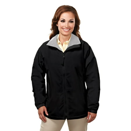 - Tri-Mountain Adventure 8820 Nylon Jacket With Fleece Lining, Large, Black/Gray