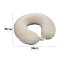 thumbnail image 2 of 1.MATERIAL: La almohada de lactancia está rellena de poliéster. La funda es 40% bambú y 60% poliéster, lo que la hace portátil, suave y liviana., 2 of 5