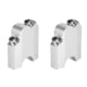 thumbnail image 5 of 2pcs HandleBar Riser Mount Clamp Aluminum Alloy Replacement for Yamaha XT1200Z Super Tenere 2010‑2014Silver, 5 of 9