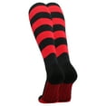 thumbnail image 2 of TCK Ace Knee High Socks - Black Scarlet, 2 of 2