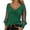 Green, variant on Glitter Sequin Tops for Women Long Mesh Sleeve Patchwork Loose V Neck Sparkly Shirts Night out Top Rave Outfits