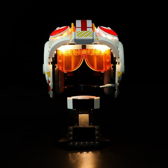 i Kito Light Kit for Lego 75327 Star Wars Helmet Luke Skywalker Classic Version(75327 Excluded)