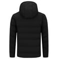 thumbnail image 3 of Avamo Man USB Heated Jacket,Lightweight Hooded Heated Coat,Full-Zip Long Sleeve Heated Outwear,Winter Outdoor Warm Electric Heating Jacket Coat Outwear Clothing With Power Bank, 3 of 10